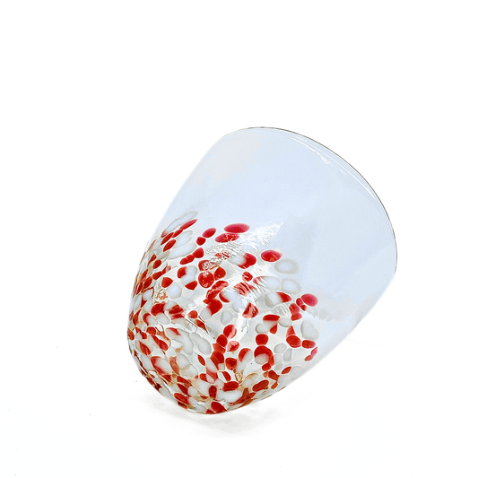 AOMORI RED APPLE HANDBLOWN GLASS TUMBLER - Tea Stop