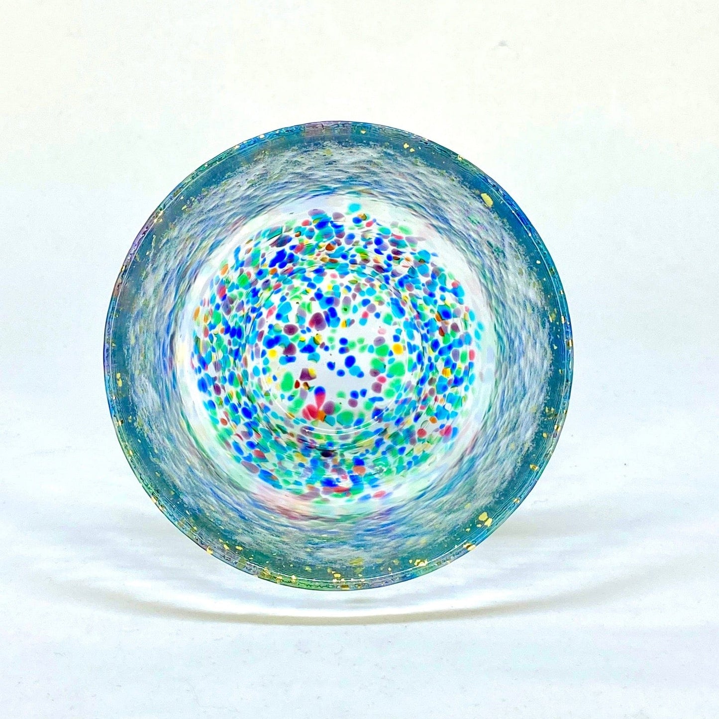 MATSURI GOLD ACCENTED HANDBLOWN ROCK GLASS Glassware