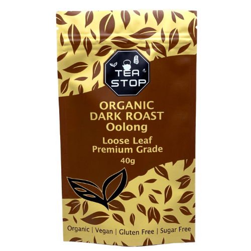 Organic Dark Roast Oolong - Loose Leaf Premium Grade by Tea Stop Shop