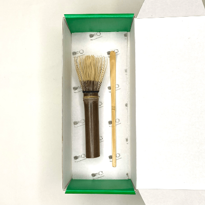 Long Handle Matcha Set with Organic Matcha – 3-Piece Daily Ritual Kit - Tea Stop