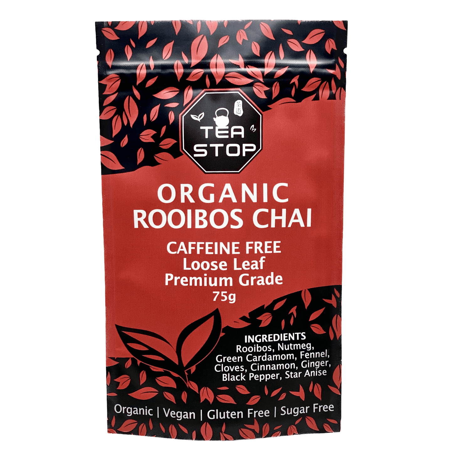 Organic Rooibos Chai β Caffeine-Free Herbal Blend Rooibos Chai 75 g