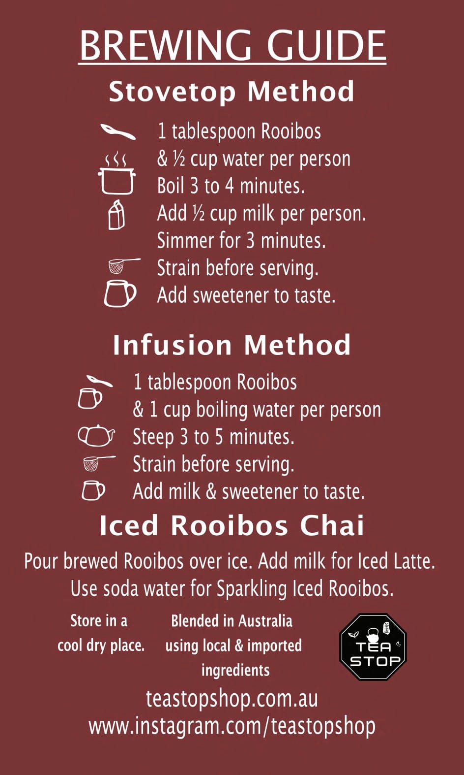 Organic Rooibos Chai β Caffeine-Free Herbal Blend Rooibos Chai