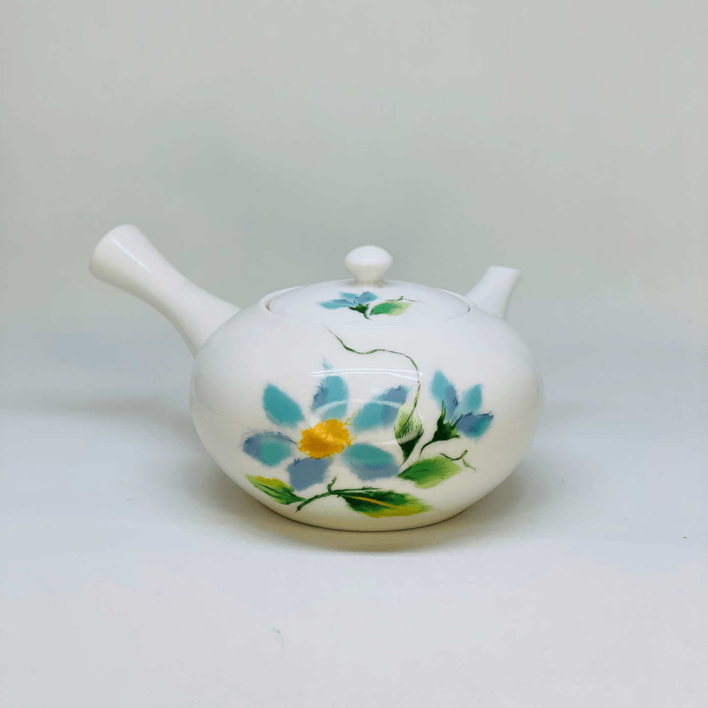 Blue & Yellow Side-handle Teapot Teapots