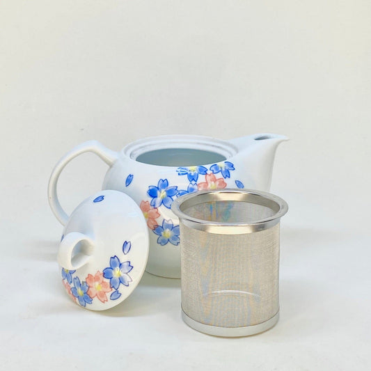 Cherry Blossom Ushirode Kyusu (back-handle teapot) - Tea Stop
