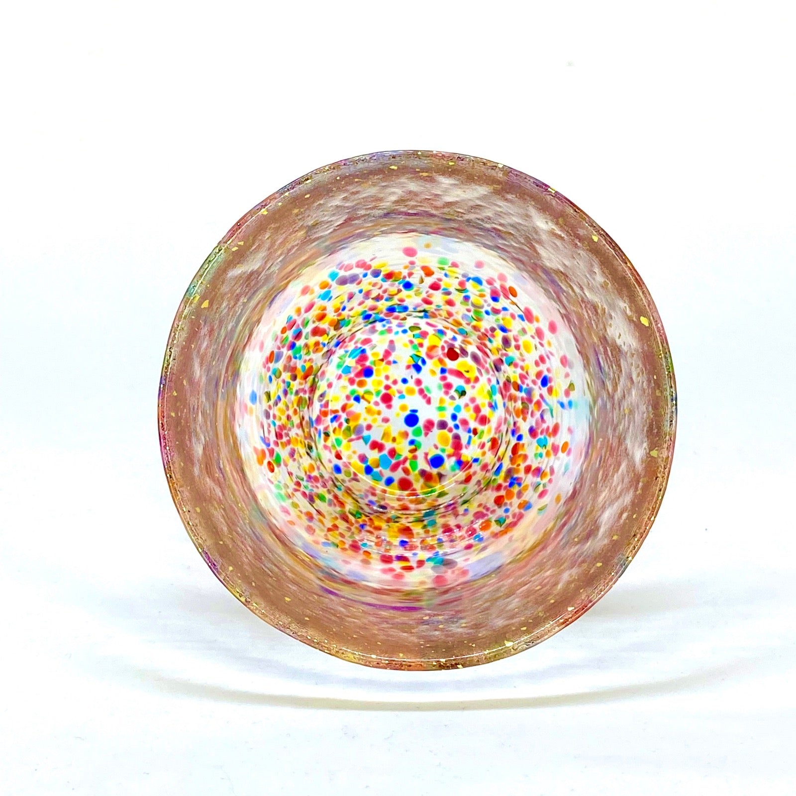 HANABI GOLD ACCENTED HANDBLOWN ROCK GLASS - Tea Stop