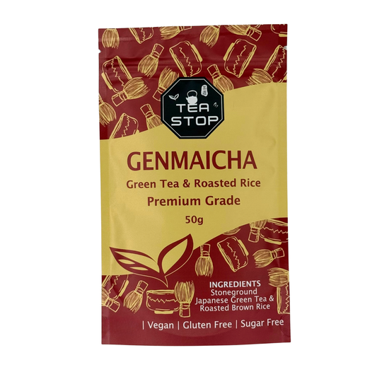 Genmaicha Green Tea – Roasted Rice Blend Powder