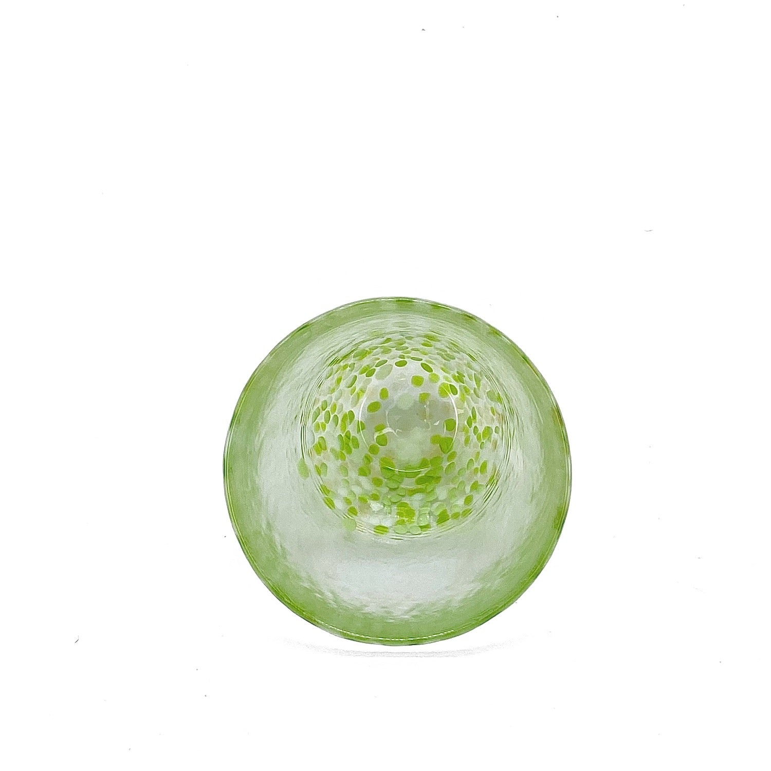 TALL GREEN APPLE HANDBLOWN GLASS TUMBLER - Tea Stop