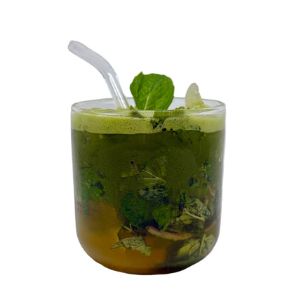 Premium Ceremonial Organic Matcha Powder – Smooth Everyday Blend 
Iced Matcha Mojito