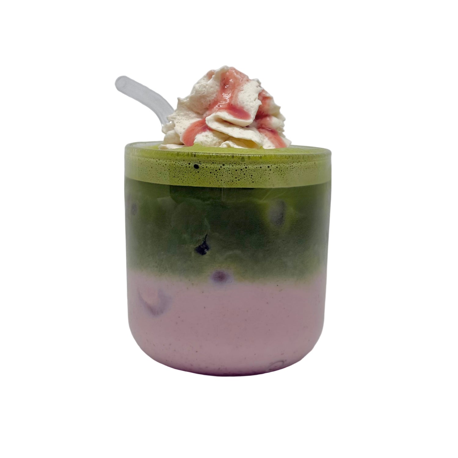 Premium Ceremonial Organic Matcha Powder – Smooth Everyday Blend 
Iced Strawberry Matcha Latte
