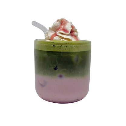 Premium Ceremonial Organic Matcha Powder – Smooth Everyday Blend 
Iced Strawberry Matcha Latte