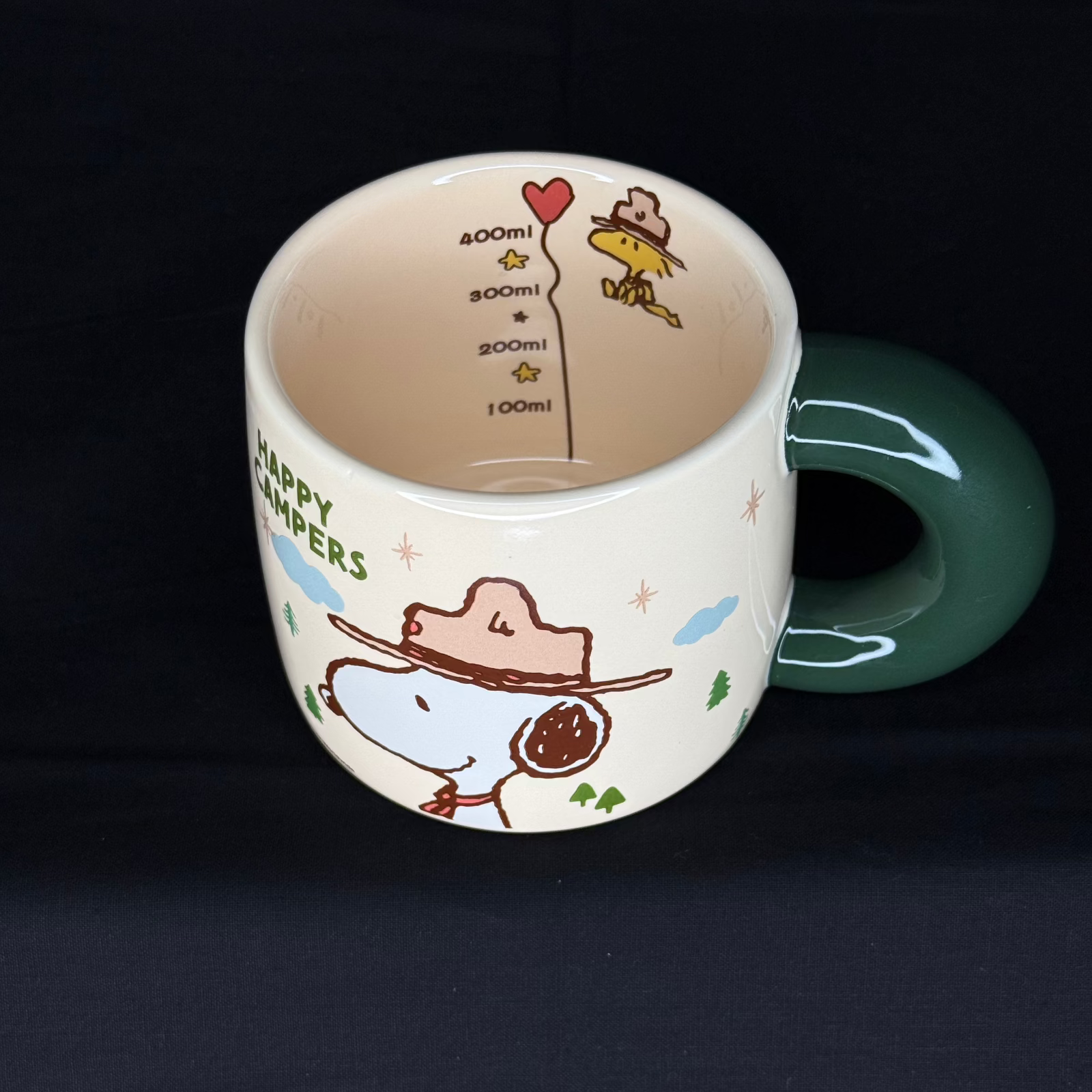 Offical Snoopy Beagle Scouts Mug Green Handle