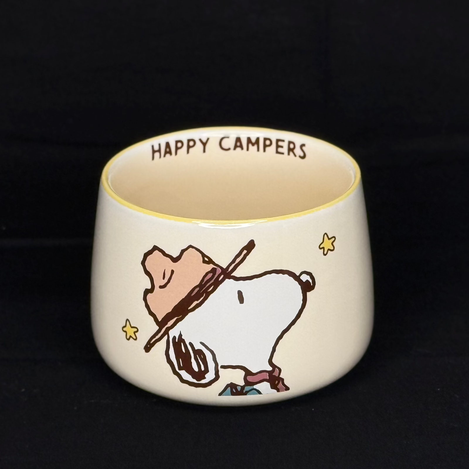 Offical Snoopy Beagle Scouts Tea Set Yellow