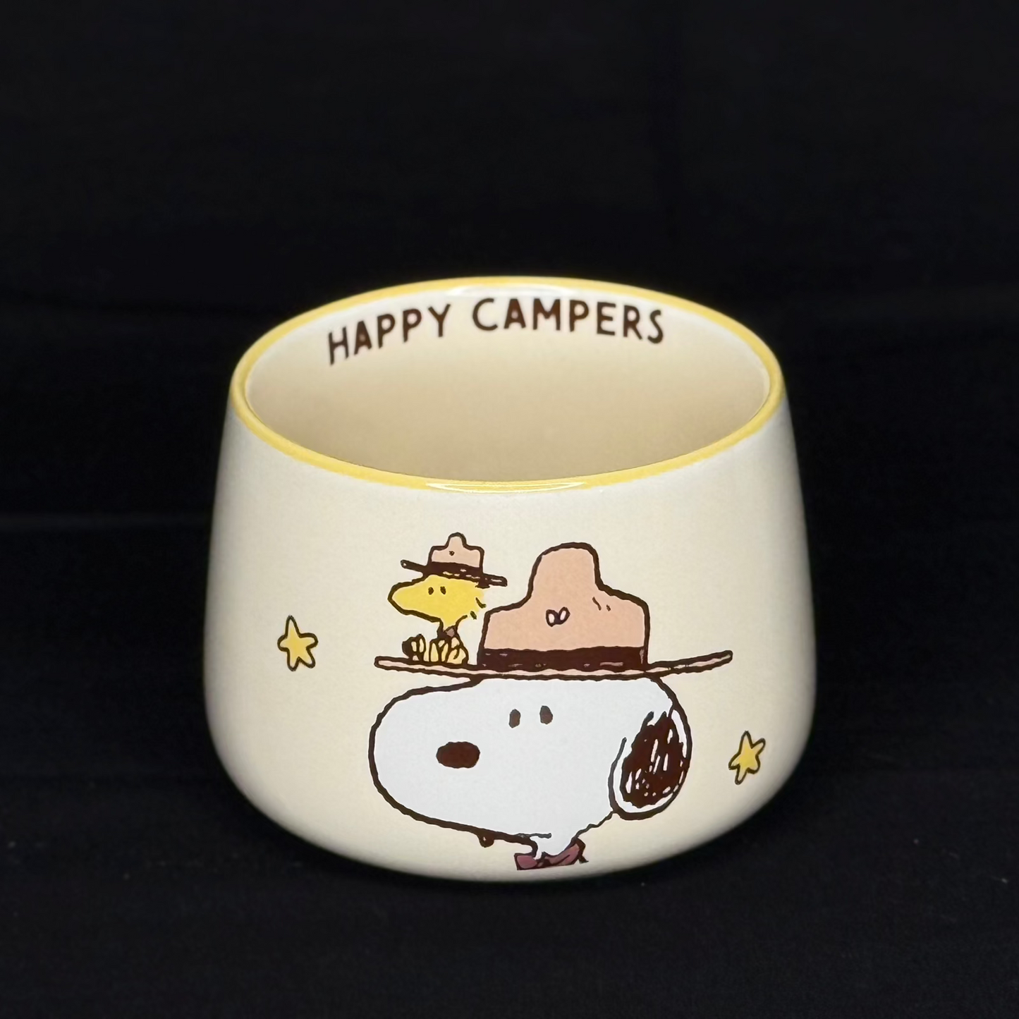 Offical Snoopy Beagle Scouts Tea Set Yellow