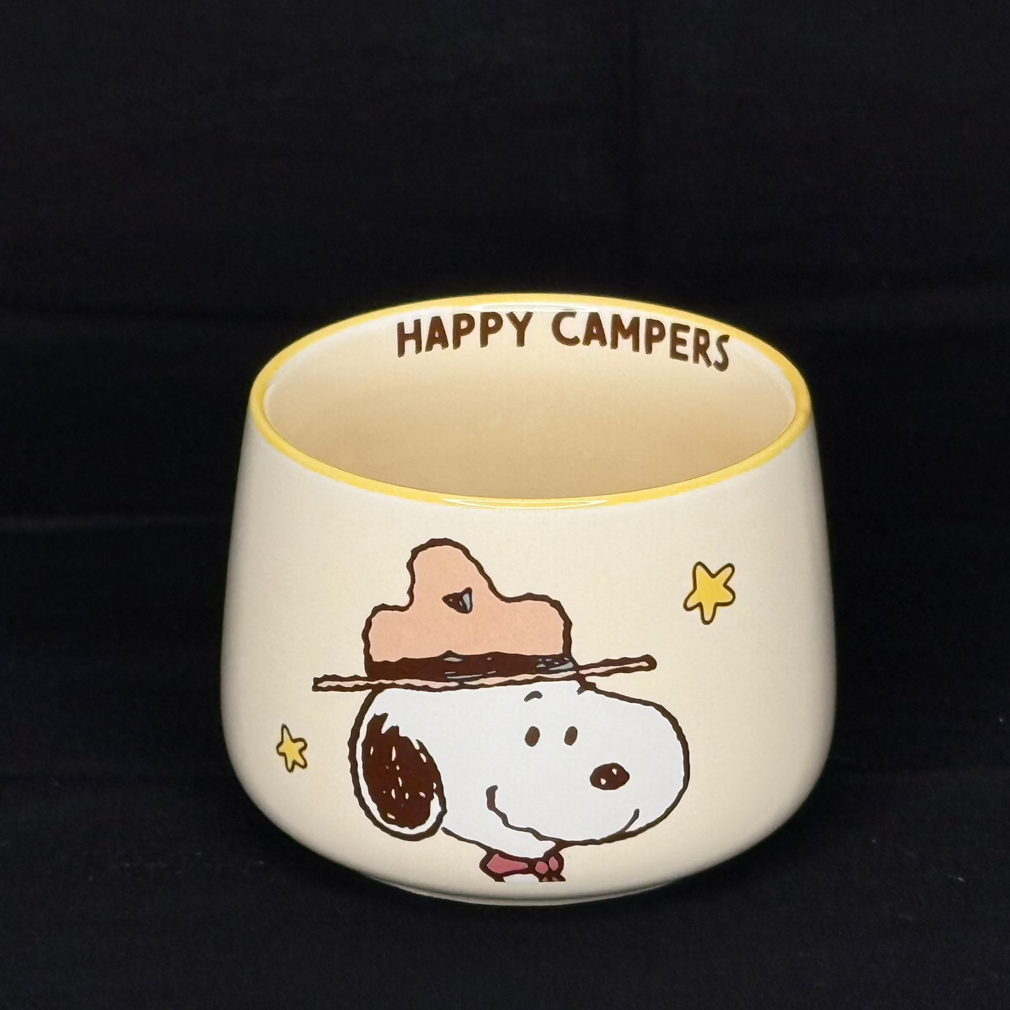 Offical Snoopy Beagle Scouts Tea Set Yellow