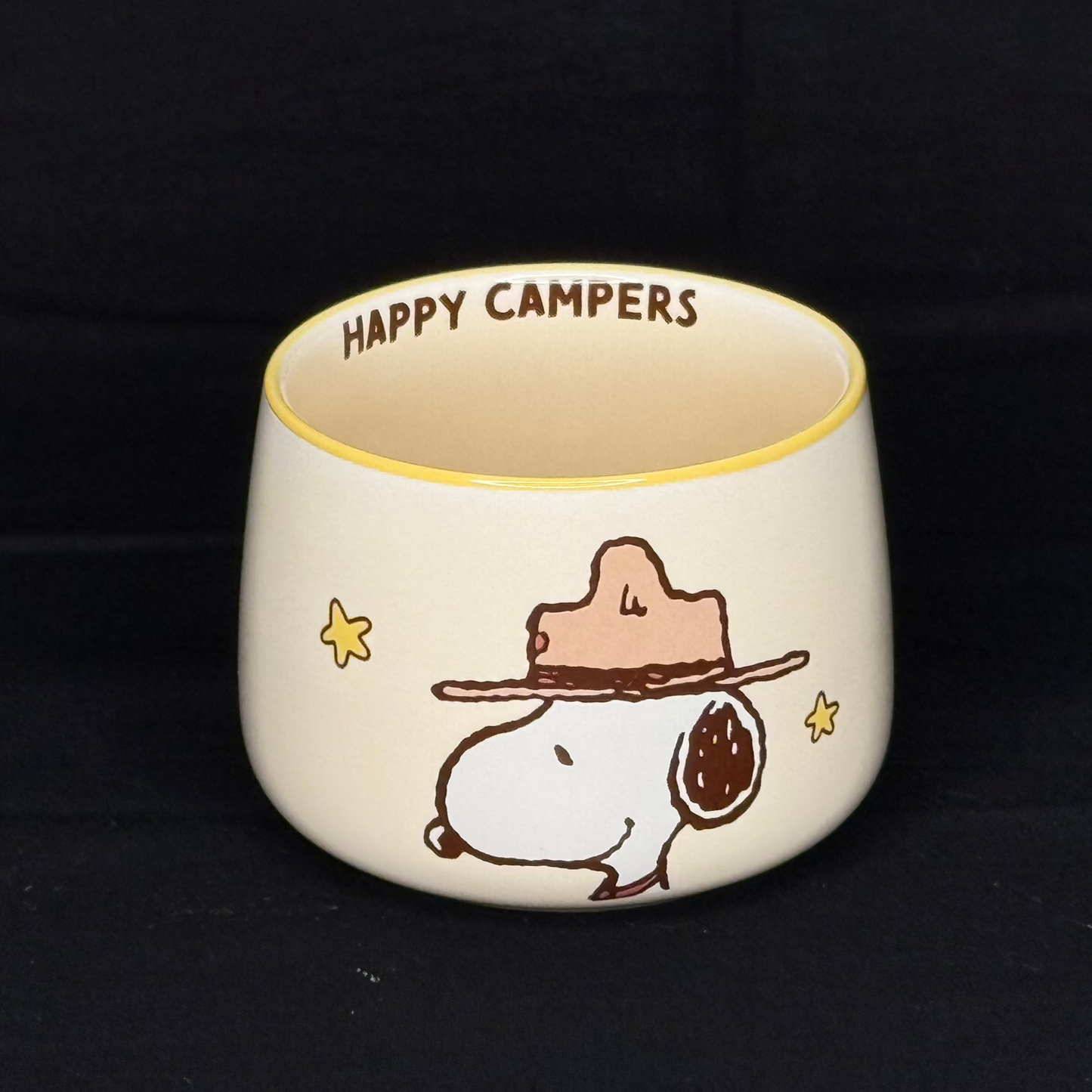 Offical Snoopy Beagle Scouts Tea Set Yellow