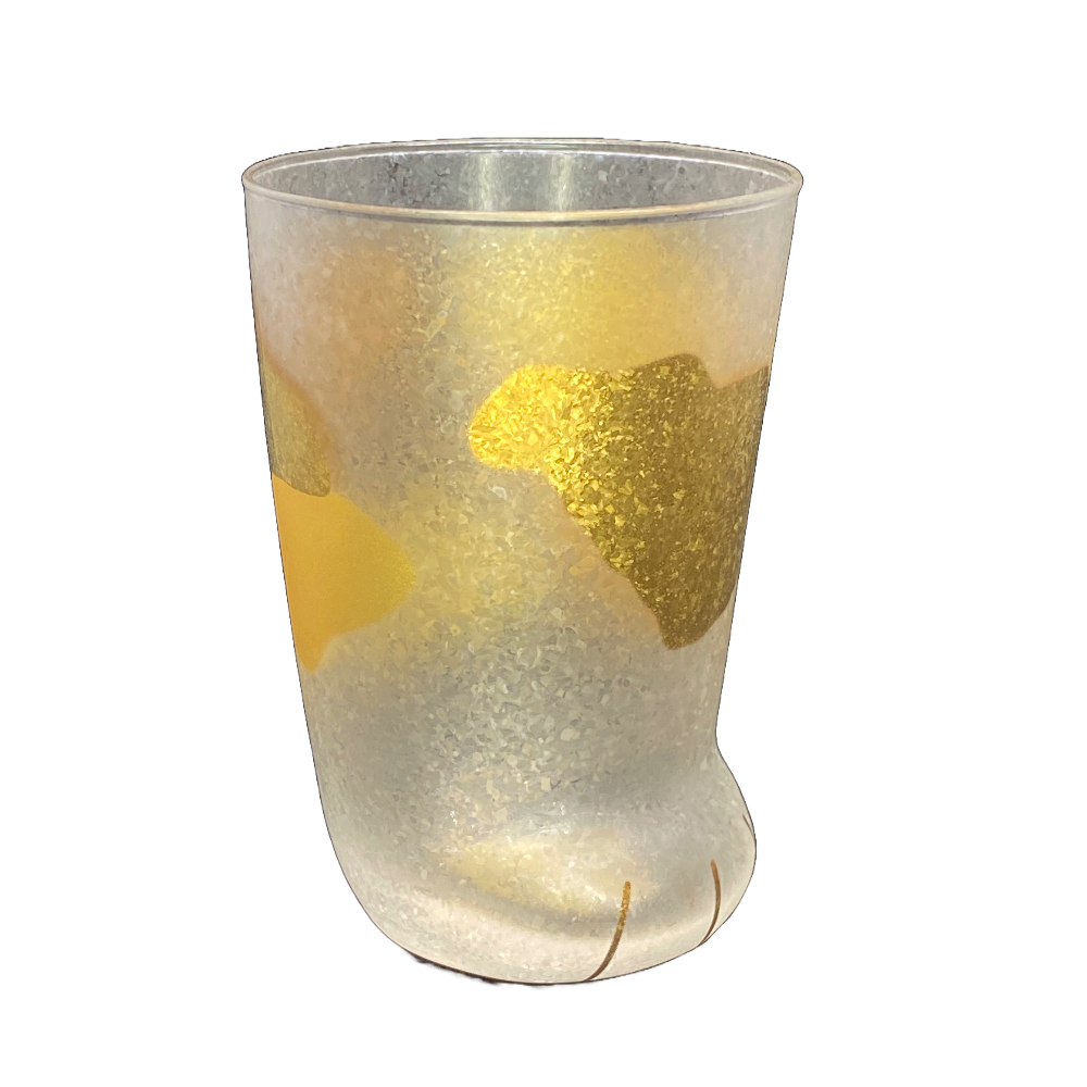 PREMIUM GOLDEN CALICO CATS PAW GLASS - Tea Stop