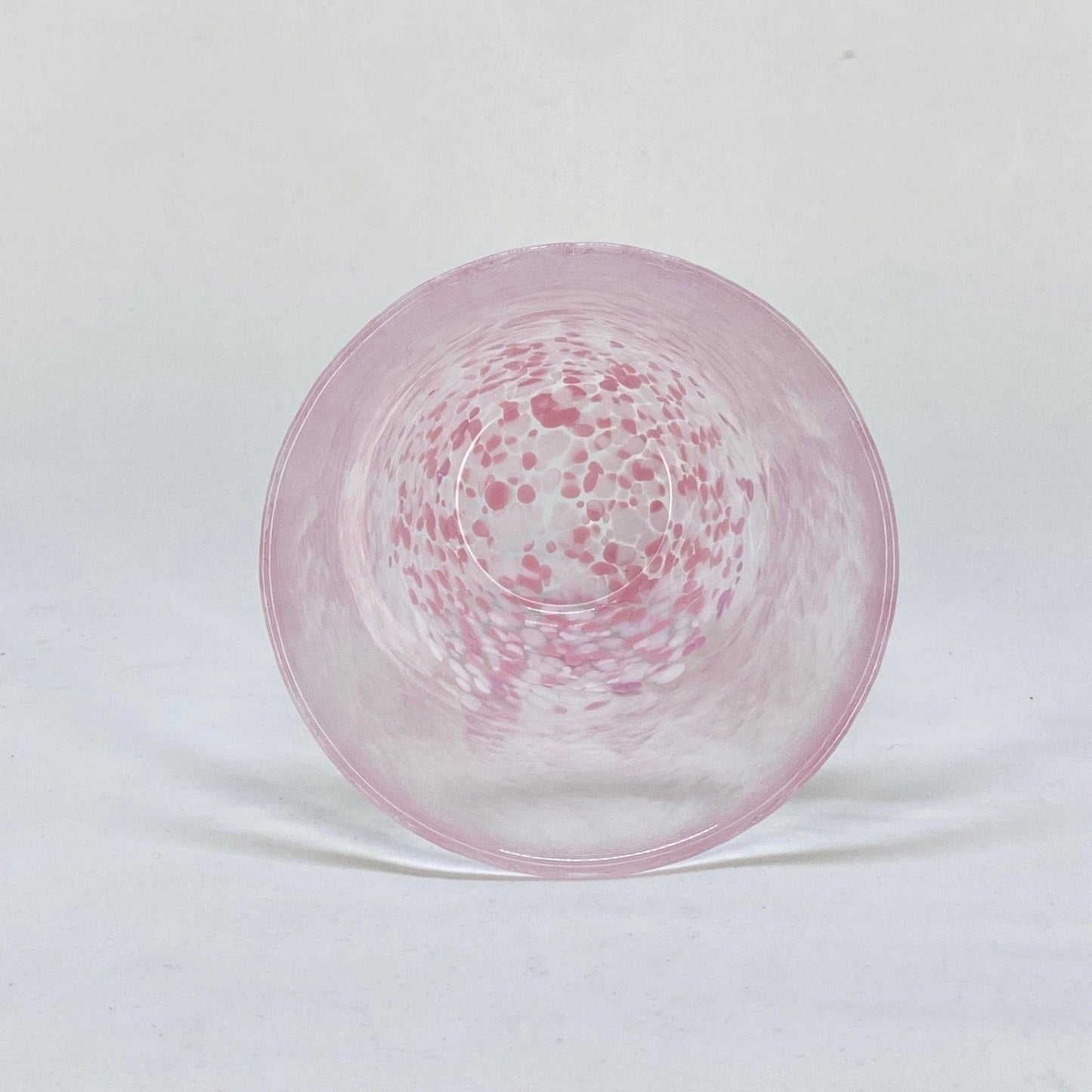 CHERRY BLOSSOMS HANDBLOWN GLASS TUMBLER Glassware