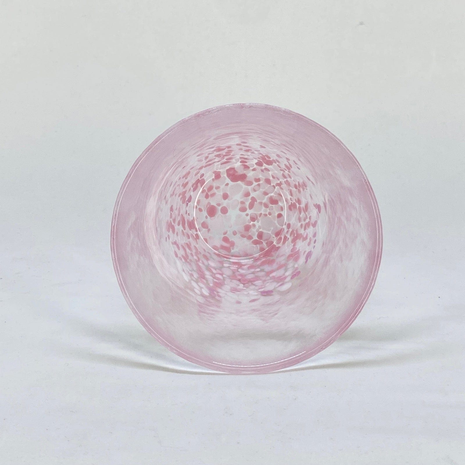 CHERRY BLOSSOMS HANDBLOWN GLASS TUMBLER Glassware