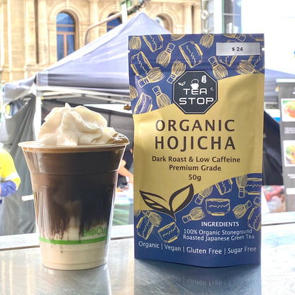 Premium Grade Organic Hojicha Powder - Tea Stop