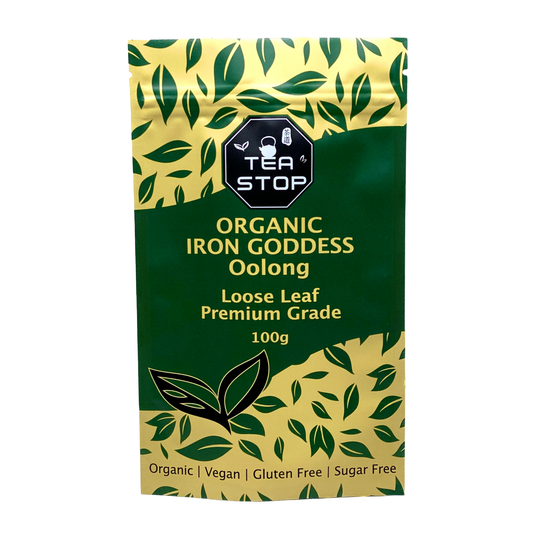 Premium Grade Organic Iron Goddess Oolong - Tea Stop