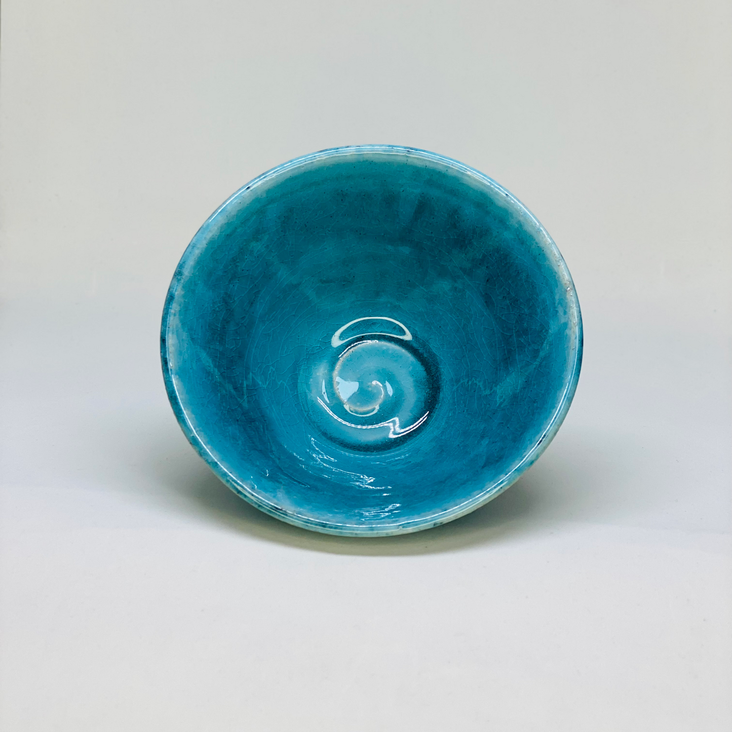 Turkey Blue Sugi-nari Tea Bowl - Tea Stop