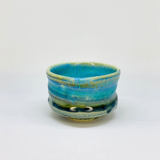 Marusho Turkey Blue, Noten Tea Bowl - Tea Stop