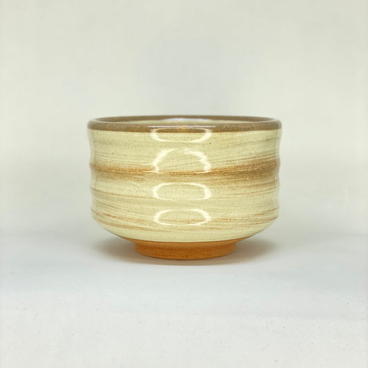 Cream & Brown Glaze Tea Bowl - Tea Stop