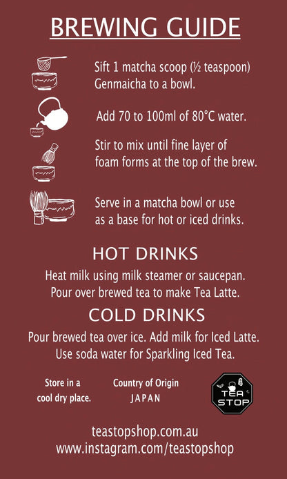 Genmaicha Green Tea – Roasted Rice Blend Genmaicha